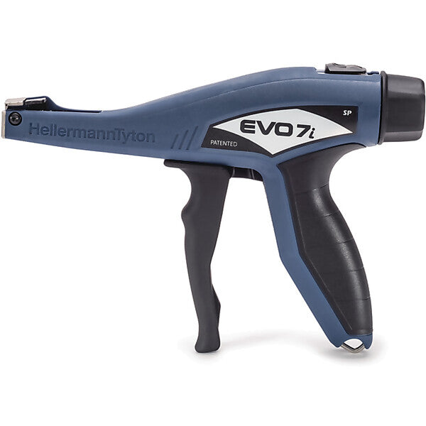 HellermannTyton Kabelbinderabbindewerkzeug bis 4,8mm EVO7iSP-MET/PL-BU